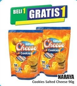 Promo Harga Naraya Salted Cheese Cookies 90 gr - Hari Hari