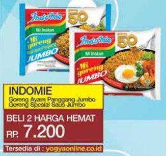 Promo Harga Indomie Mi Goreng Jumbo Ayam Panggang, Spesial 127 gr - Yogya