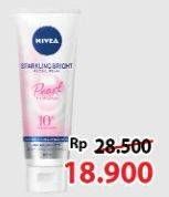 Promo Harga NIVEA Facial Foam Sparkling Bright 100 ml - Alfamart