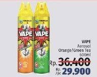 Promo Harga FUMAKILLA VAPE Aerosol Orange, Green Tea 600 ml - LotteMart