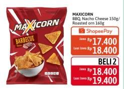 Promo Harga MAXICORN Snack Barbecue, Nacho Cheese, Roasted Corn 150 gr - Alfamidi