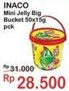 Promo Harga INACO Mini Jelly per 50 cup 15 gr - Indomaret