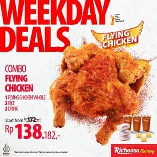 Promo Harga Weekday Deals  - Richeese Factory