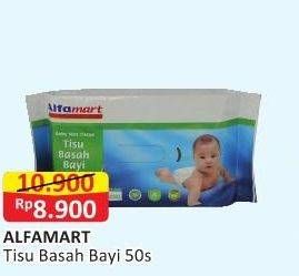 Promo Harga ALFAMART Tisu Basah Bayi 50 pcs - Alfamart