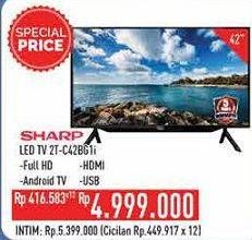 Promo Harga SHARP 2T-C42BG1i | Full HD Android TV 42"  - Hypermart