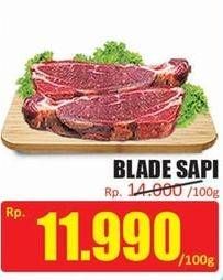 Promo Harga Daging Blade per 100 gr - Hari Hari