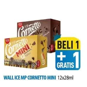 Promo Harga Walls Cornetto Mini per 12 pcs 28 ml - Hypermart