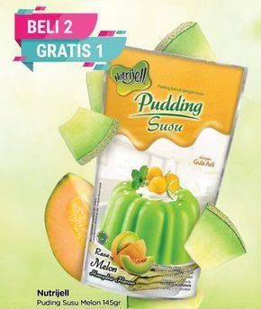 Promo Harga NUTRIJELL Pudding Melon 145 gr - TIP TOP