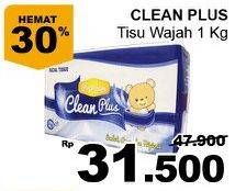 Promo Harga CLEAN PLUS Tissue Soft Pack 1 kg - Giant