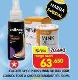 Promo Harga COLOLITE Mink Oil/COLINCO Foot & Shoes Deodorant  - Superindo