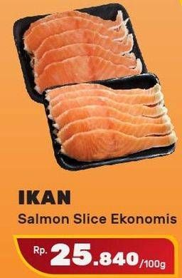 Promo Harga Salmon Fillet Slice Ekonomis per 100 gr - Yogya