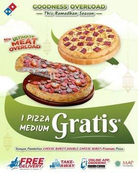 Promo Harga DOMINOS Ultimate Meat Overload Pizza  - Domino Pizza