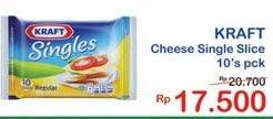 Promo Harga KRAFT Singles Cheese 10 pcs - Indomaret