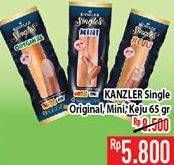 Promo Harga KANZLER Sosis Single Original, Keju, Mini 65 gr - Hypermart