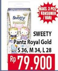 Promo Harga Sweety Gold Pants S36, M34, L28  - Hypermart