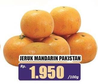 Promo Harga Jeruk Mandarin Pakistan per 100 gr - Hari Hari