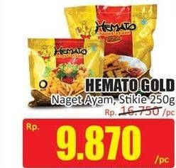 Promo Harga HEMATO GOLD Nugget Ayam, Stikie 250 gr - Hari Hari