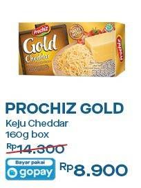 Promo Harga PROCHIZ Gold Cheddar 160 gr - Indomaret