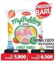 Promo Harga WONG COCO MiniPudding per 12 pcs 14 gr - Lotte Grosir