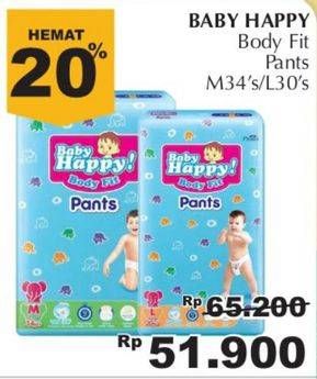 Promo Harga Baby Happy Body Fit Pants M34, L30  - Giant