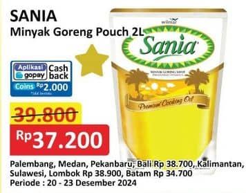 Promo Harga Sania Minyak Goreng 2000 ml - Alfamart