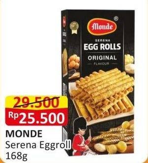 Promo Harga Monde Serena Egg Roll 168 gr - Alfamart