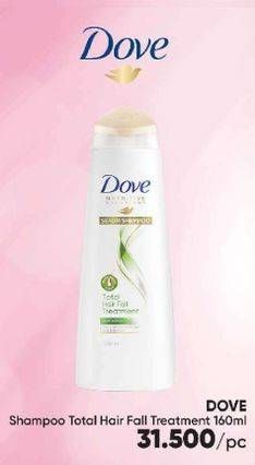Promo Harga DOVE Shampoo Total Hair Fall Treatment 160 ml - Guardian