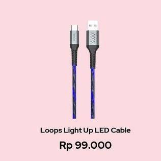Promo Harga LOOPS Cable Light Up LED  - Erafone