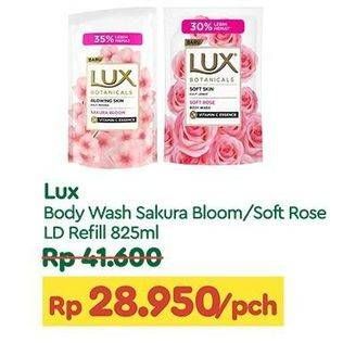 Promo Harga LUX Botanicals Body Wash Sakura Bloom, Soft Rose 825 ml - TIP TOP