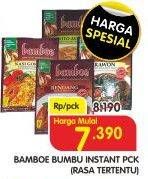 Promo Harga BAMBOE Bumbu Instant Jenis Tertentu  - Superindo