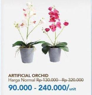 Promo Harga Artificial Flower Orchid  - Carrefour