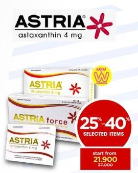 Promo Harga Astria Force Axtaxanthine 6 mg 6 pcs - Watsons