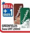 Promo Harga GREENFIELDS UHT 250 ml - Hypermart