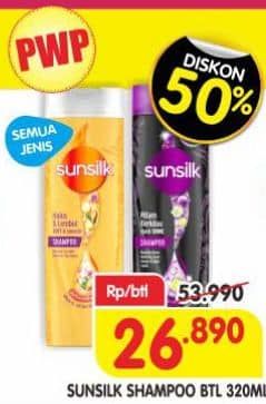Promo Harga Sunsilk Shampoo All Variants 320 ml - Superindo