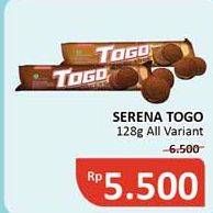 Promo Harga SERENA TOGO Biskuit Cokelat All Variants 128 gr - Alfamidi
