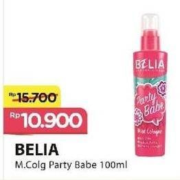 Promo Harga BELIA Mist Cologne Party Babe 100 ml - Alfamart