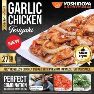 Promo Harga Garlic Chicken Teriyaki  - Yoshinoya