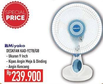 Promo Harga MIYAKO KAD-927 B | Fan 35 Watt GB  - Hypermart