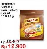 Promo Harga ENERGEN Cereal Instant Chocolate per 20 sachet 30 gr - Indomaret