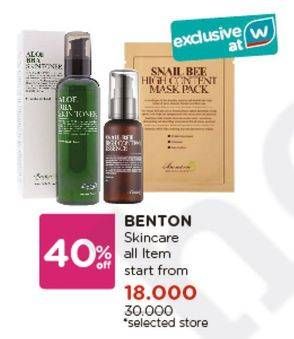 Promo Harga BENTON Skin Care All Variants  - Watsons