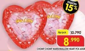 Promo Harga Chomp Chomp Mallow Love 60 gr - Superindo