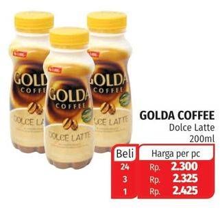 Promo Harga Golda Coffee Drink Dolce Latte 200 ml - Lotte Grosir
