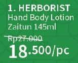 Promo Harga Herborist Body Lotion Zaitun 145 ml - Guardian