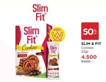 Promo Harga Slim & Fit Cookies 22 gr - Watsons