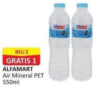 Promo Harga ALFAMART Air Mineral 550 ml - Alfamart