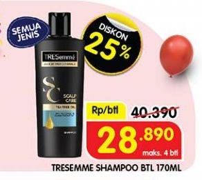 Promo Harga Tresemme Shampoo All Variants 170 ml - Superindo