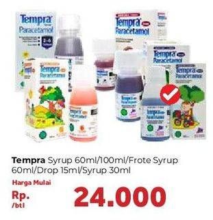 Promo Harga Tempra Syrup/Frote Syrup  - Carrefour