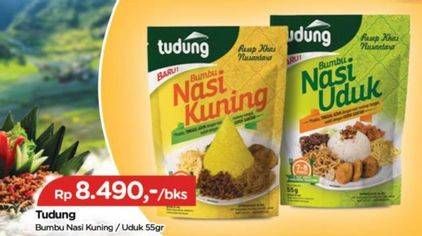 Promo Harga Tudung Bumbu Nasi Kuning, Nasi Uduk 55 gr - TIP TOP