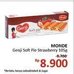 Promo Harga MONDE Genji Pie Soft Strawberry 105 gr - Alfamidi