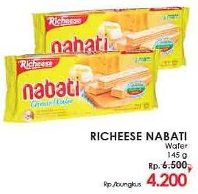 Promo Harga NABATI Wafer Cheese 145 gr - Lotte Grosir